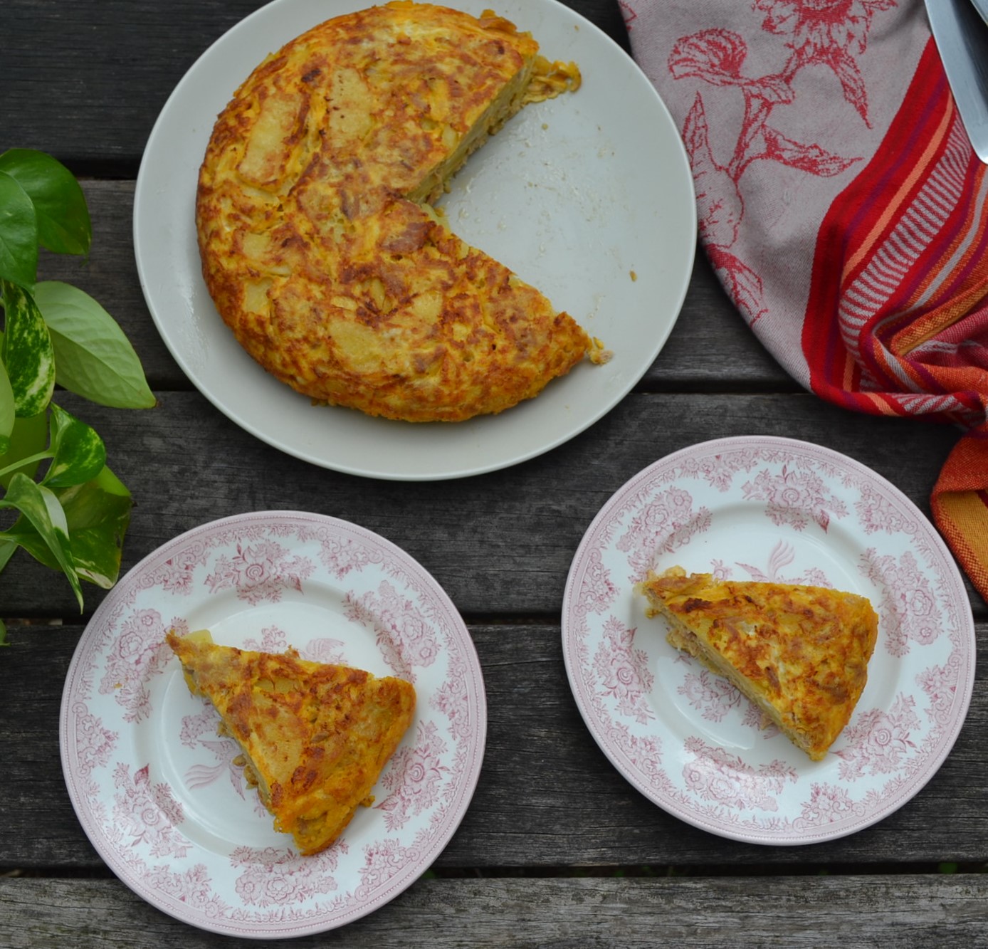 Spanish Tortilla with Tuna Spanish Tortilla with Tuna ツナ入りスペイン風オムレツ US Southern Kitchen