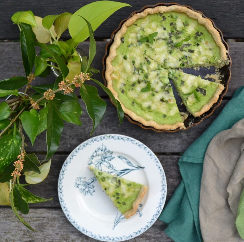 Green Peas Egg White Quiche グリーンピースのエッグホワイトキッシュ