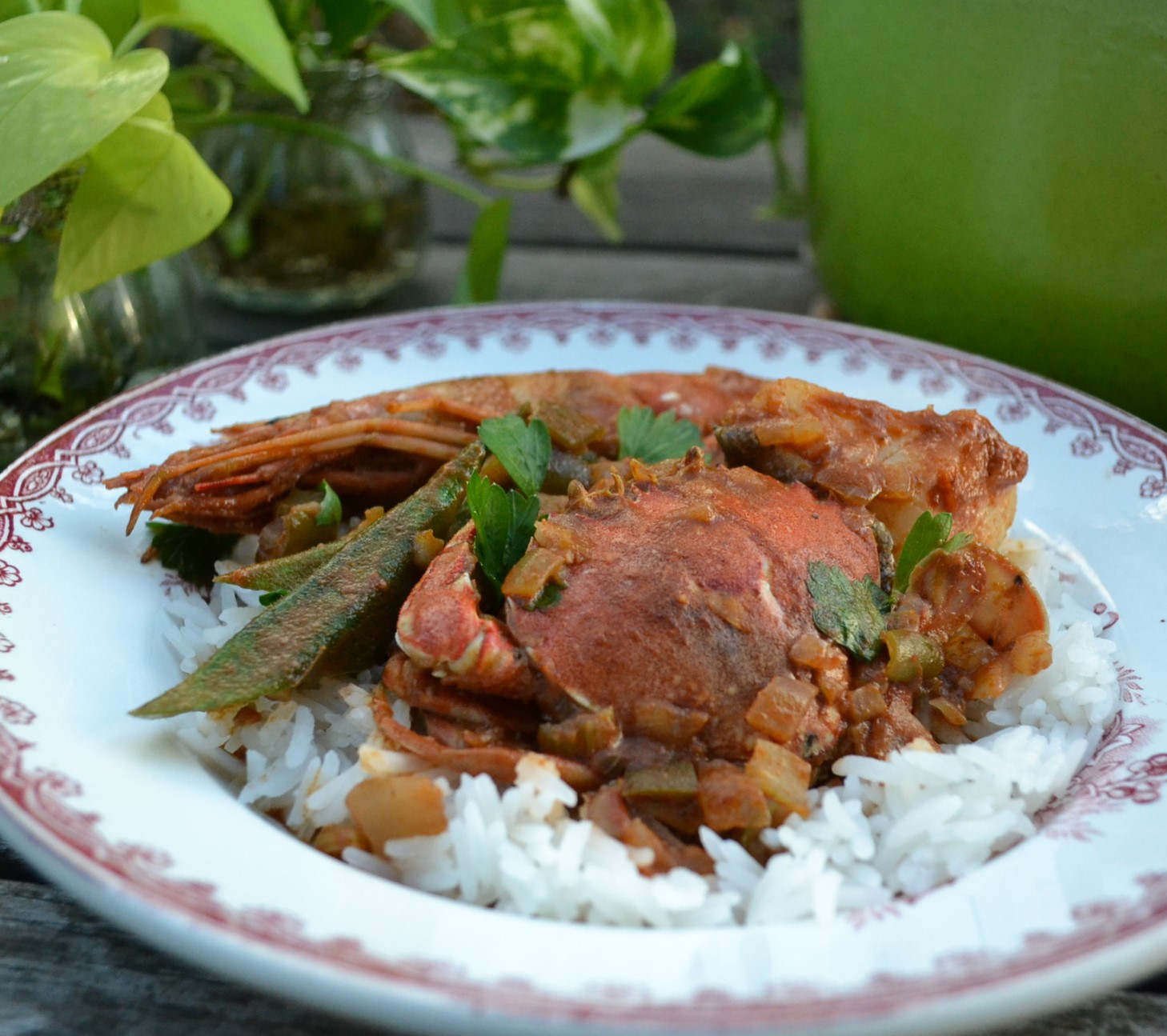 シーフードガンボのレシピ