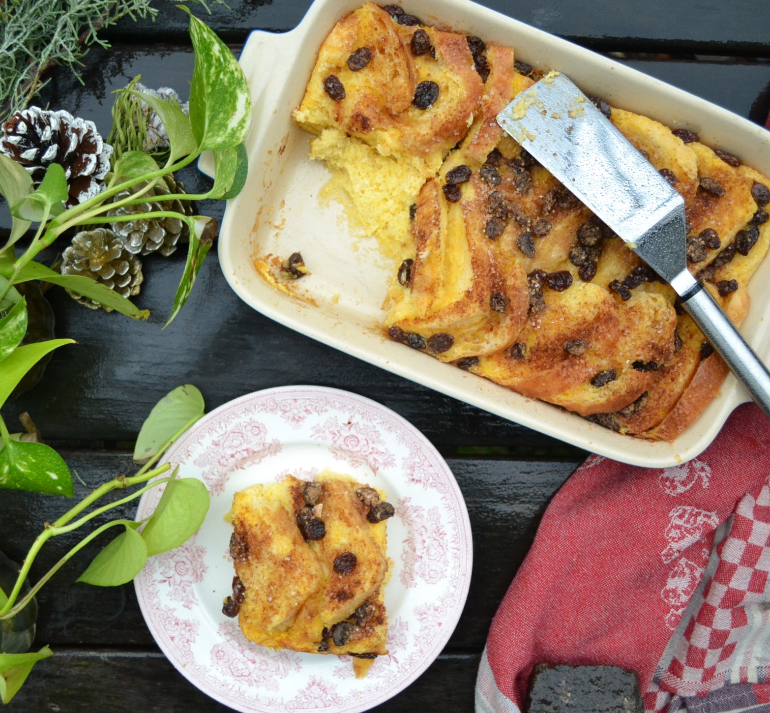 Bread and Butter Pudding ブレッドアンドバタープディング US Southern Kitchen