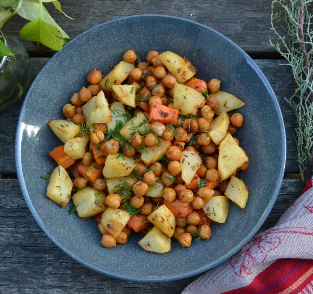 Roasted Chickpea and Veggies ひよこ豆と野菜のロースト – US